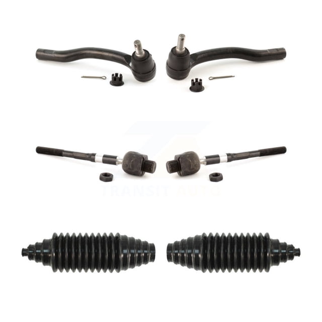 Transit Auto Front Steering Tie Rod End & Boot Kit for Car 2007-2015 Mazda CX-9 - Left Right Side (Driver Passenger) KTB-100756