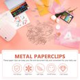 thumbnail image 3 of unbranded 30Ud Clips De Metal Delicados En Rosa Dorado Para Uso En Oficina Y Hogar, 3 of 6