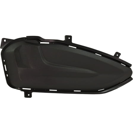 Fog Light Cover Compatible with 2019-2021 Ford Edge Front, Right Passenger Textured Black