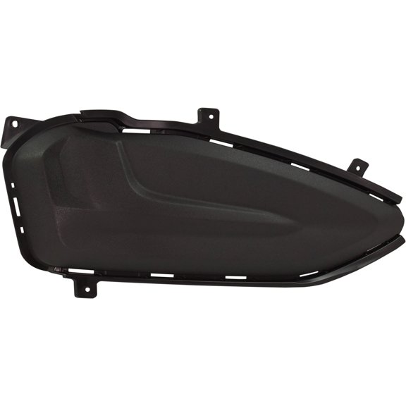 Fog Light Cover Compatible with 2019-2021 Ford Edge Front, Right Passenger Textured Black