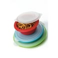 thumbnail image 2 of Progressive International Kitchen Bowl CB-20 Storage Bowl Set; Blue/Green/Red; Round; Collapses To 1/2 Of Its Original Size; Dishwasher Safe; Polypropylene Plastic; Set Of 3; With Snap-On Lid, 2 of 2