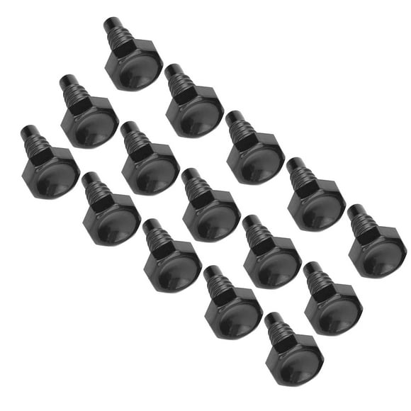 Keenso 15pcs Snooker Pool Bottom Cover Set Tail Plug Protective Cap Billiard Parts