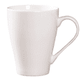 thumbnail image 1 of Taza de cerámica, apta para lavavajillas y microondas, taza de café, taza de té, taza de bricolaje, blanco MFZFUKR BST3028634-3, 1 of 5
