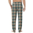 thumbnail image 4 of JGNGSHN Mens Big and Tall Pajama Pants Soft Plaid Lounge Pants Lightweight Sleepwear Pants PJ Bottoms Jogger Trousers with Pockets and Button Fly, 4 of 8