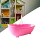 thumbnail image 4 of 1/6 Dollhouse Bathtub Dollhouse Decoration Doll Miniature Dollhouse Pretend Toys Simulation Bathroom Accessories For Kids Gifts Rosado Hugo Bañera de casa de muñecas, 4 of 10