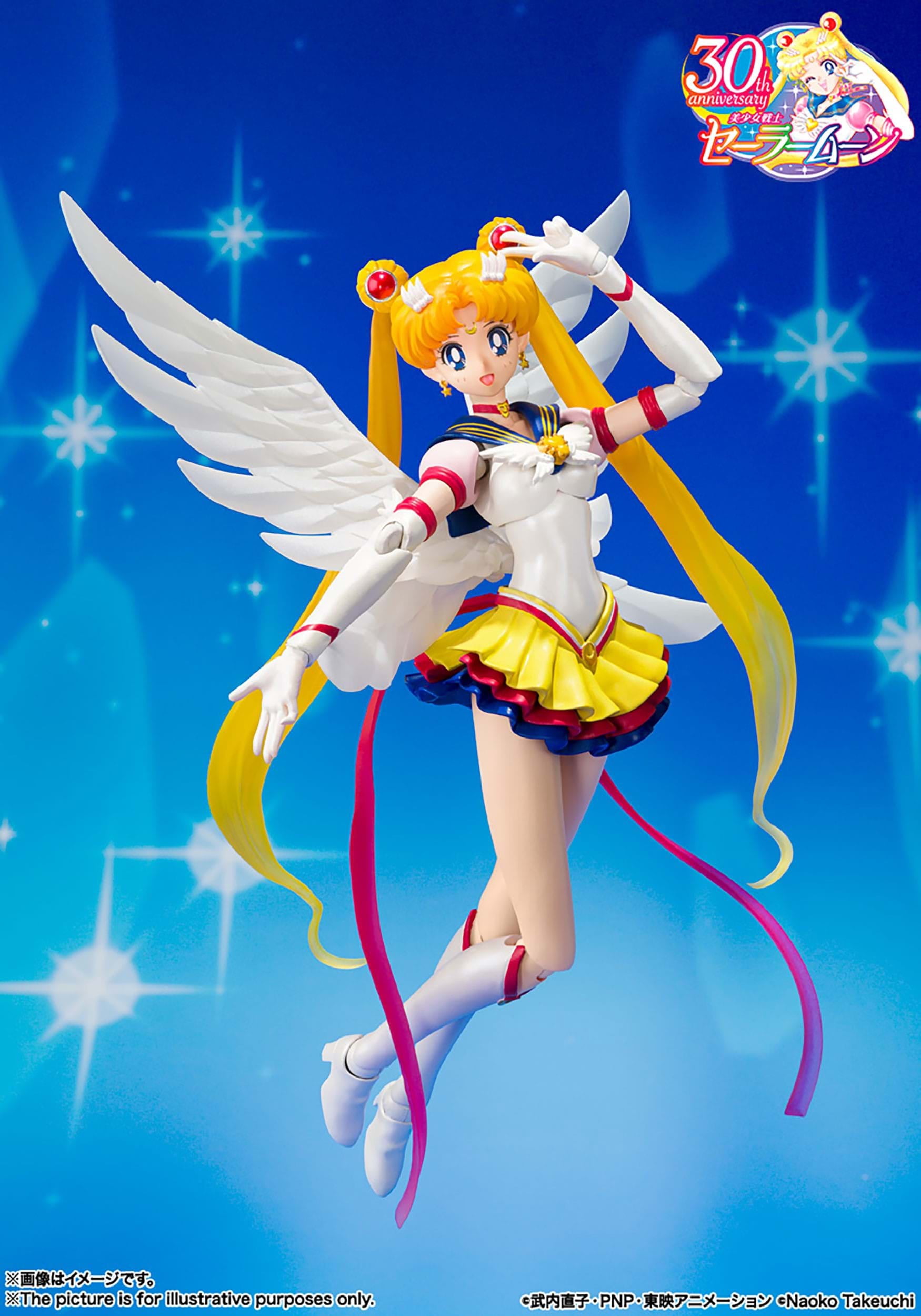 Tamashii Nations - Pretty Guardian Sailor Moon Sailor Stars - Eternal Sailor Moon, Bandai Spirits S.H.Figuarts Action Figure