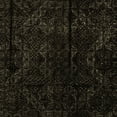 thumbnail image 1 of Ahgly Company Indoor Square Abstract Brown Modern Area Rugs, 6' Square, 1 of 4