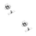 thumbnail image 4 of Eigraketly Herrajes para muebles duraderos y confiables para todas las necesidades Bayonetas para puertas de gabinetes antiguas Cerraduras de (Galvanizado) 2piezas, 4 of 6