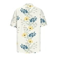 thumbnail image 5 of Blusas para las Mujeres Casual Cómodo Imprimir Manga Corta Botón de Bolsillo Top Camiseta, Tops Cortos para las Mujeres, 5 of 5