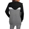 thumbnail image 4 of Sudaderas con capucha de manga larga con cremallera cómoda para mujer Chaquetas Sudadera con capucha con cordón informal Abrigo Pompotops gfhjh13419, 4 of 6