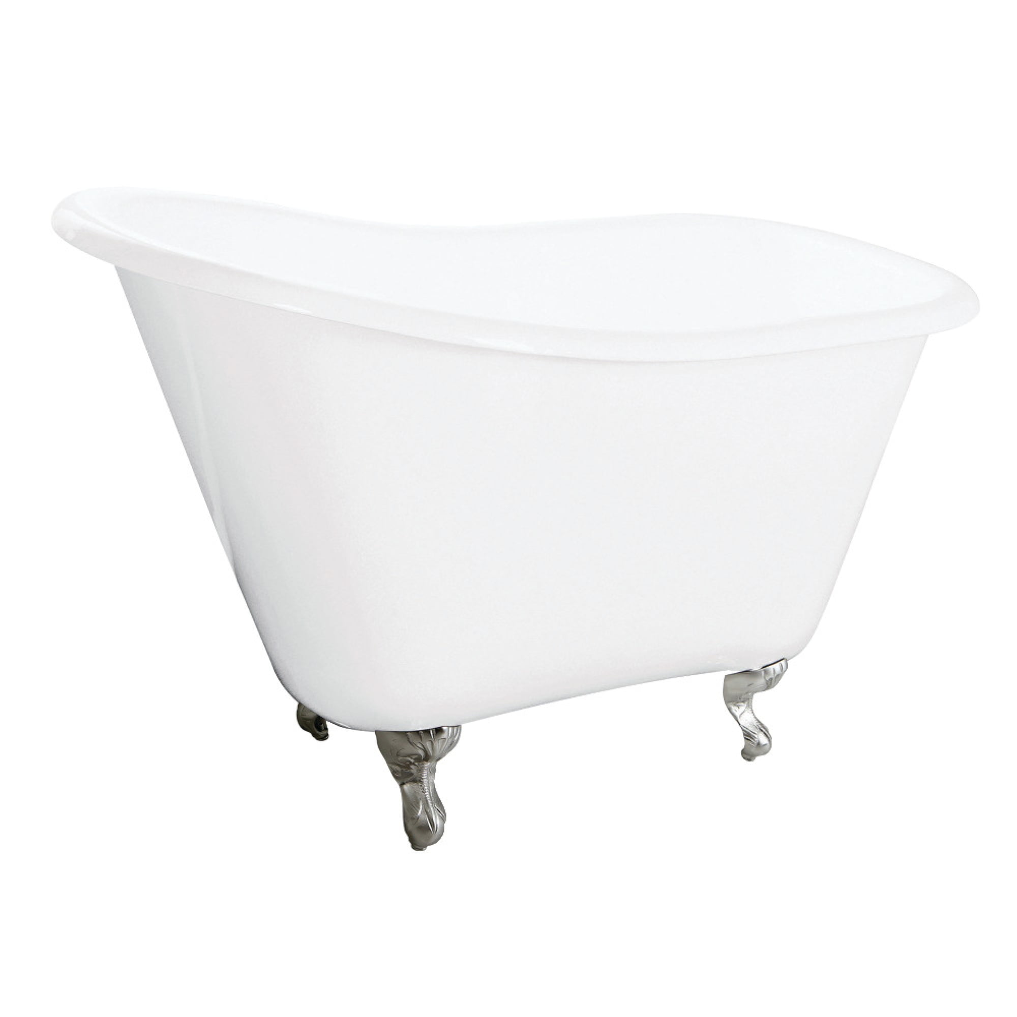 Aqua Eden VCTND5130NT8 51Inch Cast Iron Slipper Clawfoot Tub without