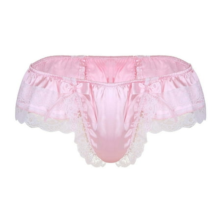 

Low Mens Panties Open Thong Lace Underwear Briefs Lingerie for Women Long Sleeve