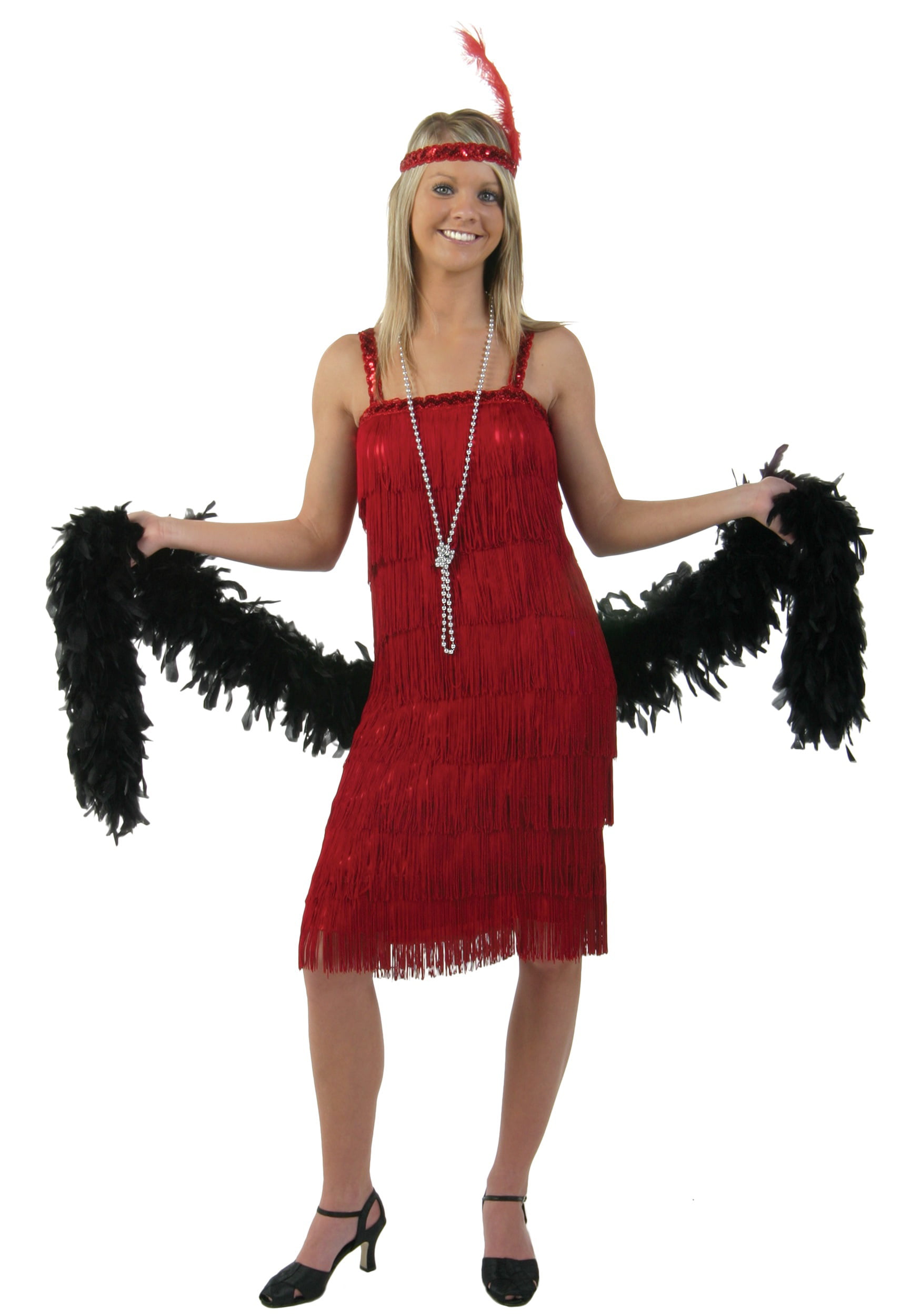 red flapper girl costume