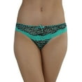 thumbnail image 3 of ToBeInStyle Women's Pack of 6 Tiny Daisy Print Thongs with Lace Detail, 3 of 7