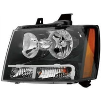 Left Headlight Assembly - Compatible with 2007 - 2014 Chevy Suburban 1500 2008 2009 2010 2011 2012 2013