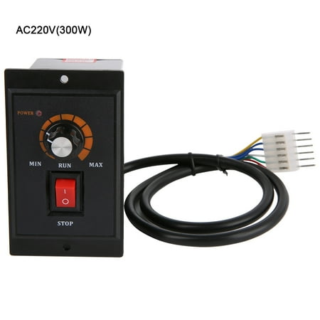 

AC 220V 50/60Hz Single Phase AC Motor Speed Controller Electric Motor Speed Regulator(300W)