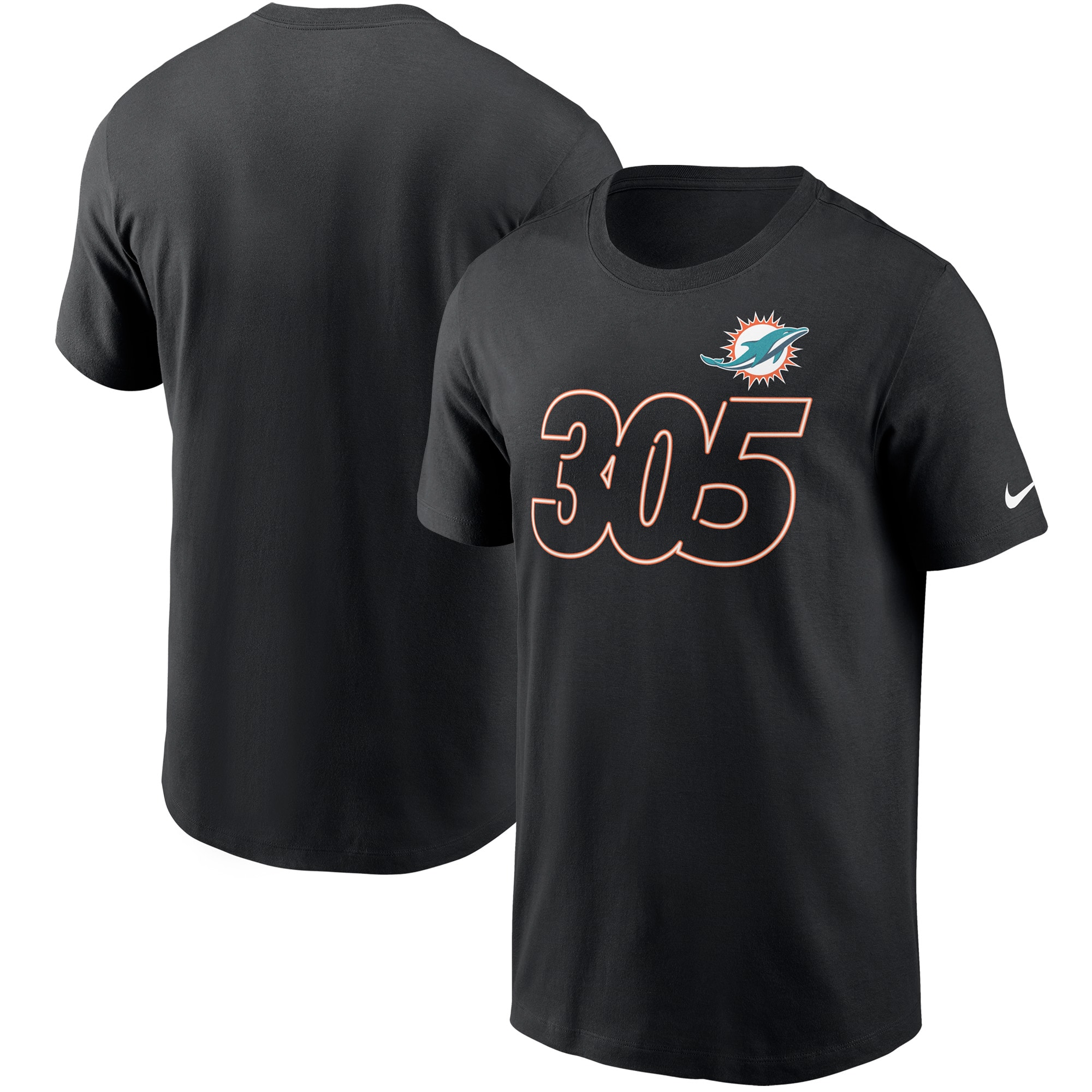 Men's Nike Black Miami Dolphins 
