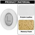 thumbnail image 3 of umvowuxa Replacement Ear Pads Protein PU Leather Ear Cushion Compatible with Bose Noise Cancelling Headphones 700(White), 3 of 6
