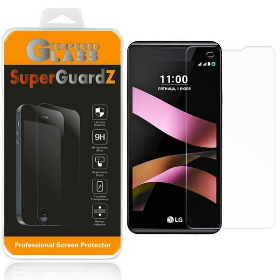 [3-Pack] For LG X Style - SuperGuardZ Tempered Glass Screen Protector, 9H, Anti-Scratch, Anti-Bubble, Anti-Fingerprint