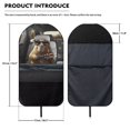 thumbnail image 7 of KUIFORTI Capybara Print Waterproof Car Seat Towel Front Seat Cover, Non-Slip Washable Car Seat Protector for Gym Workout Swimming Beach Use, Fit for Cars SUVs Trucks, 7 of 7