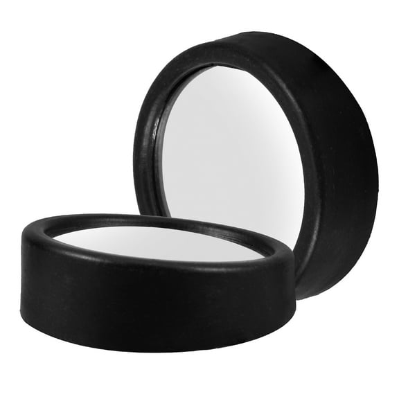 Raindrops 1 Pair Black Blind Spot Mirror for Car Side Rearview, Smooth Safety Convex Mirror