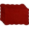 Better Homes and Gardens Quilted Placemat Set of 6, Red Sedona