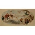 thumbnail image 2 of Achille Louis Joseph Sirouy 24x14 Gold Ornate Framed and Double Matted Museum Art Print Titled - The City of Paris Receiving the Competition for Agriculture, Industry and Arts (1892), 2 of 4