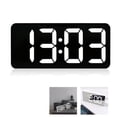 thumbnail image 1 of Despertador electrónico del reloj del espejo del LED de la pantalla grande creativa - blanco Zhivalor  LL-0292, 1 of 8