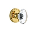 thumbnail image 4 of Grandeur Geopro_Psg_234 Georgetown Solid Brass Rose Passage Knob Set - Brass, 4 of 7