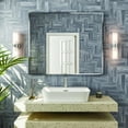 thumbnail image 2 of Eviva Sax 36 in. Polished Chrome Framed Bathroom Wall Mirror, 2 of 7