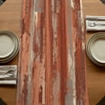 thumbnail image 5 of Table Runners 36 Inches Long Dress Scarves, Orange Abstract Farmhouse Kitchen/Dining Table Runner, Short Coffee Tablerunners, Vintage Geometric Gradient Oil Painting Modern 13x36 Inch, 5 of 9