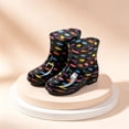thumbnail image 2 of Achuyrbd Women's Dot PVC Ankle Rain Boots, Glossy Surface Slip-On Design, Waterproof Lightweight Short Wellies, 2 of 6