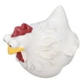 thumbnail image 3 of Adornos de pollo con ojos grandes, divertidas estatuas de pollo para jardín, escaleras, granja, Patio traseroC, 3 of 5