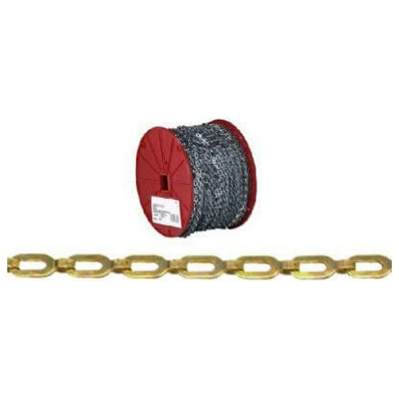Campbell 0723817 Plumber Chain 35 lb Working Load Limit 1/0 Brass Bright