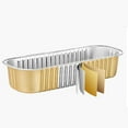 thumbnail image 3 of 5X Disposable Aluminum Foil Pans With Lids, Rectangular Tin Foil Containers For Baking Roasting Air Frying, Food Storage Takeout Trays For Home Kitchen Restaurant Catering Events, 3 of 8