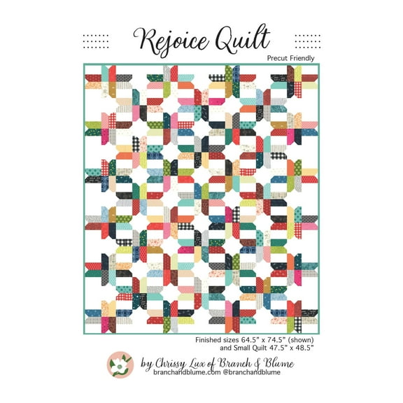 Rejoice Quilt Pattern by Chrissy Lux