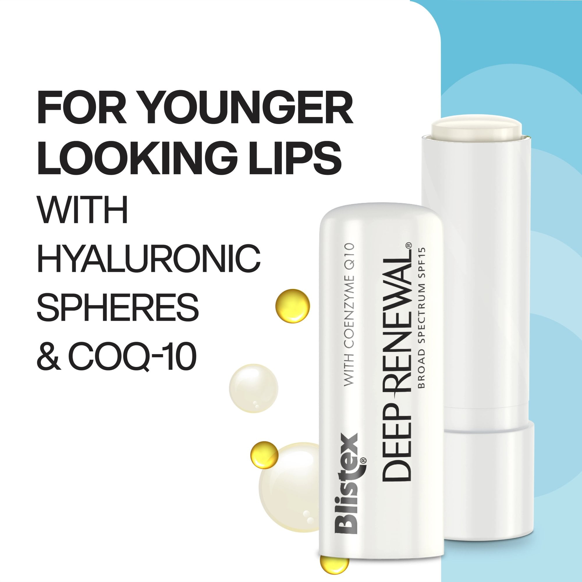 (2 pack) Blistex Deep Renewal Ani-Aging and Moisturizing Lip Balm with SPF 15