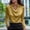 06 Yellow, variant on YueHuiYing Business Casual Tops for Women Satin Silk Blouse Collared V Neck Long Sleeve Work Shirts Dressy Tops Fall Clothes