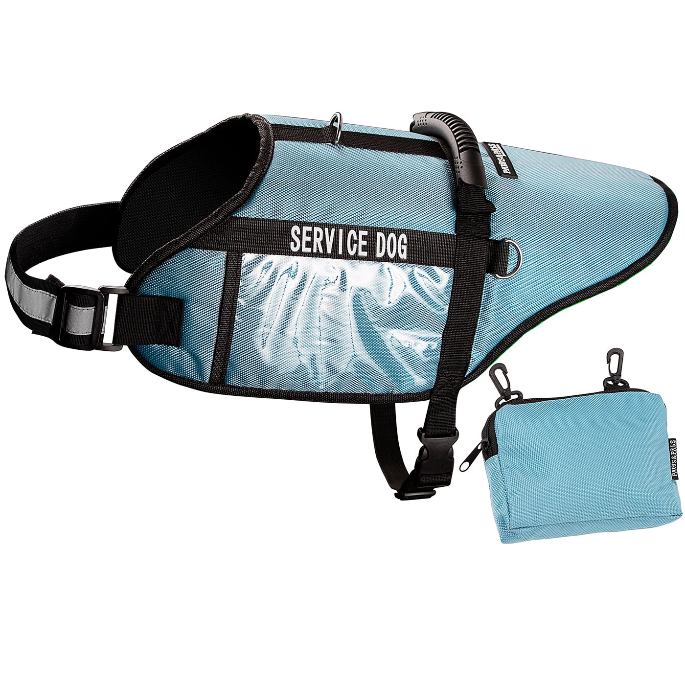 blue service dog vest