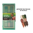 thumbnail image 3 of Profusion Cosmetics Artistry On The Go Makeup Kit, 9 Shade Eyeshadow & 6 Shade Face Palettes with Brushes and Primers, Travel-Friendly & Vegan Beauty Set, In The  Wild, 3 of 9