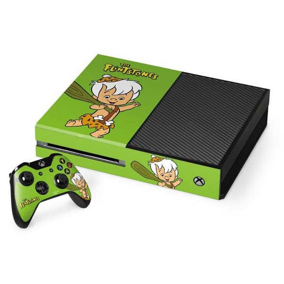 Skinit Cartoons Bamm-Bamm Rubble Xbox One Console and Controller Bundle Skin