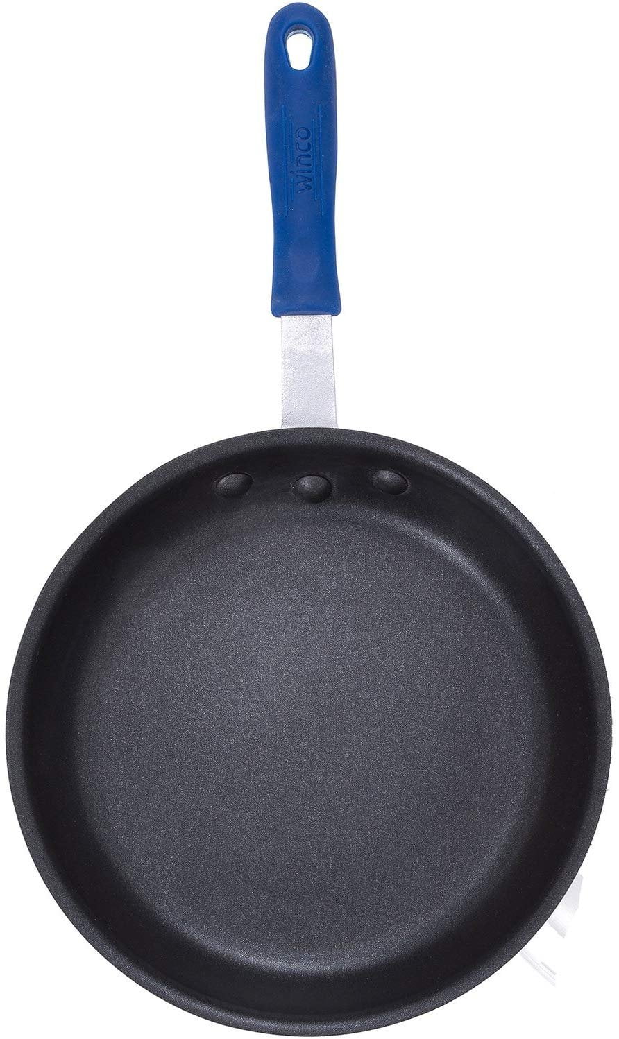 WINCO TGFP-14 Tri-Ply Frying Pan, 14 Inch | Induction Ready Stainless Steel Silver Skillet