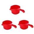 thumbnail image 4 of unbranded 3pcs Ceramic Tools Ceramic Slurry Ladle Thickened Plastic Handle for Water Scoop (Red), 4 of 8