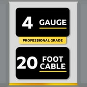 EverStart 20-Foot 4-Gauge Automotive Booster Jumper Cables
