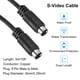 thumbnail image 4 of Cable de video S de Uxcell de 10 pies, con conector macho a macho de 9 pines Mini DIN con revestimiento de oro, 4 of 5
