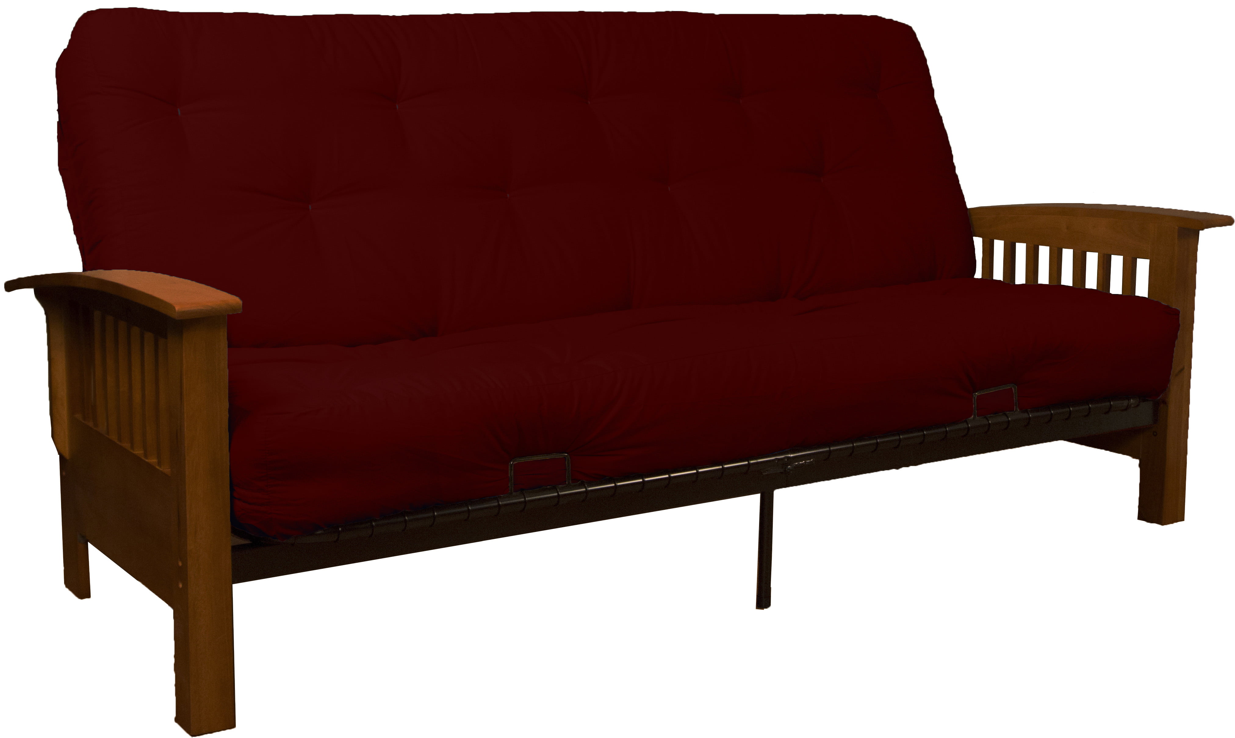 Craftsman Style Futon Sofa Bed Mission Rim Wall Hugger In