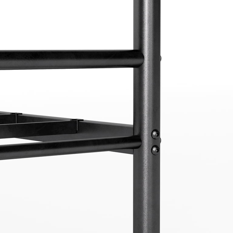 Zinus Seguro Full Metal Canopy Platform Bed, Black photo 8