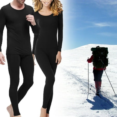 2pc Men‘s or Women‘s Thermal Base Layer Performance Set Shirt (Best Base Layer For Cold)