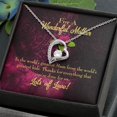 thumbnail image 2 of Forever Love Pendant Necklace with The World's Greatest Mom Message Card – 14K White Gold or 18K Gold Finish, 2 of 20