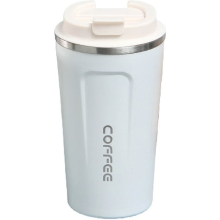 

304 Stainless Steel Coffee Mug Vacuum Insulation Water Bottle 380/510ml for Car Outdoor Travel Blue 510ml